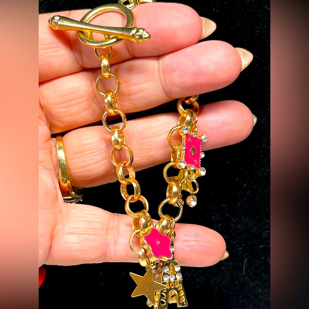 Betsey style charm bracelet-new